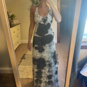 Tye Dye Maxi Dress w/ open back
